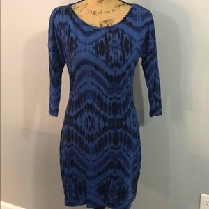 Express Black and Blue Dress size medium
